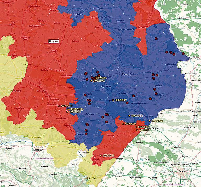     Ogniska ASF na Lubelszczyźnie i Podkarpaciu