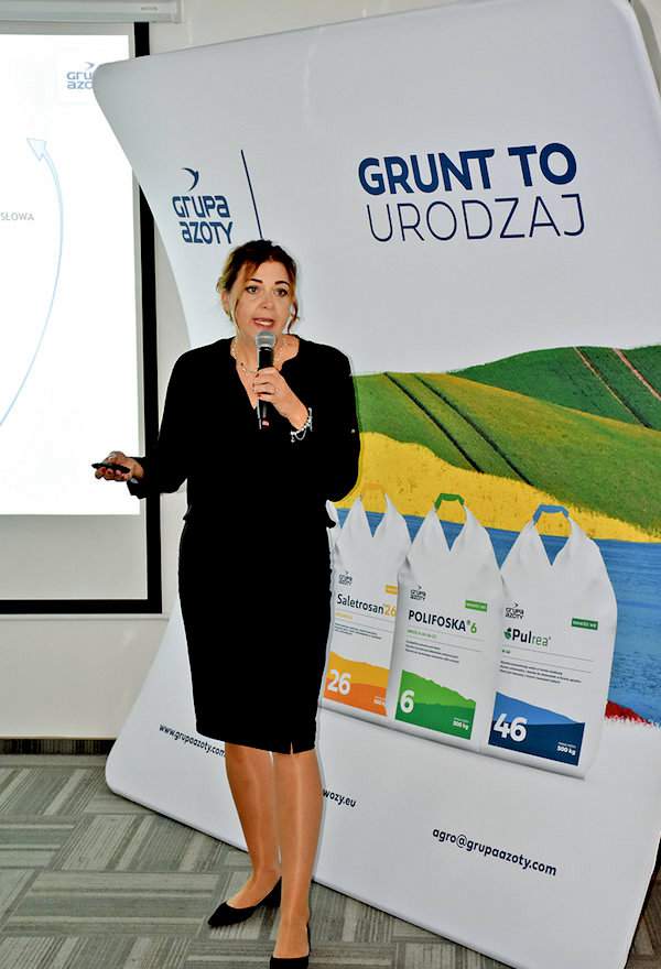 Dr Agnieszka Krawczyk, manager ds. agronomii Grupy Azoty S.A.