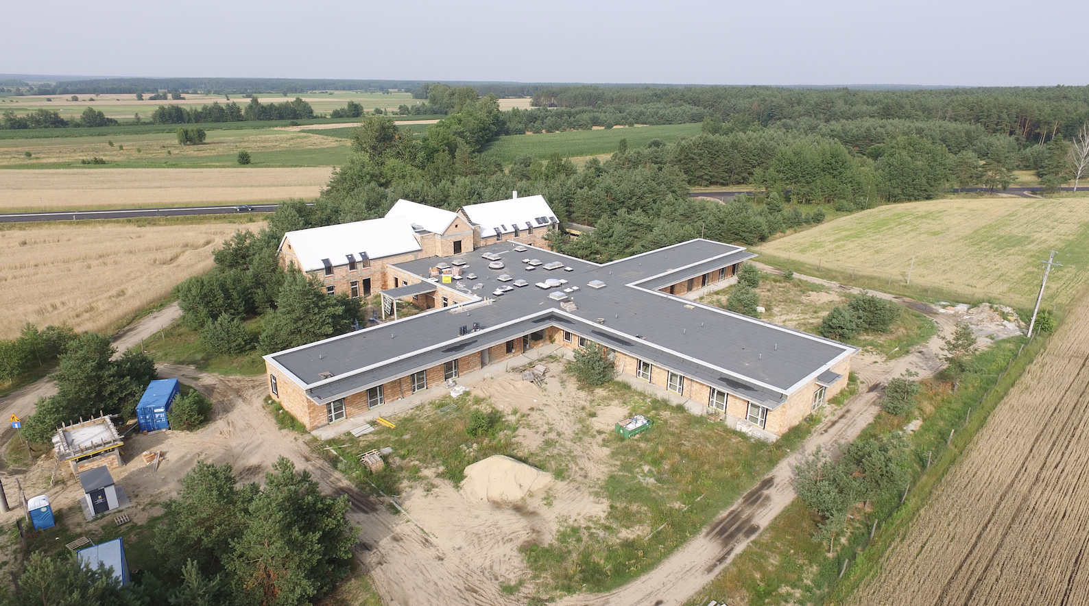 Hospicjum Proroka Eliasza – tak dziś wygląda z lotu ptaka