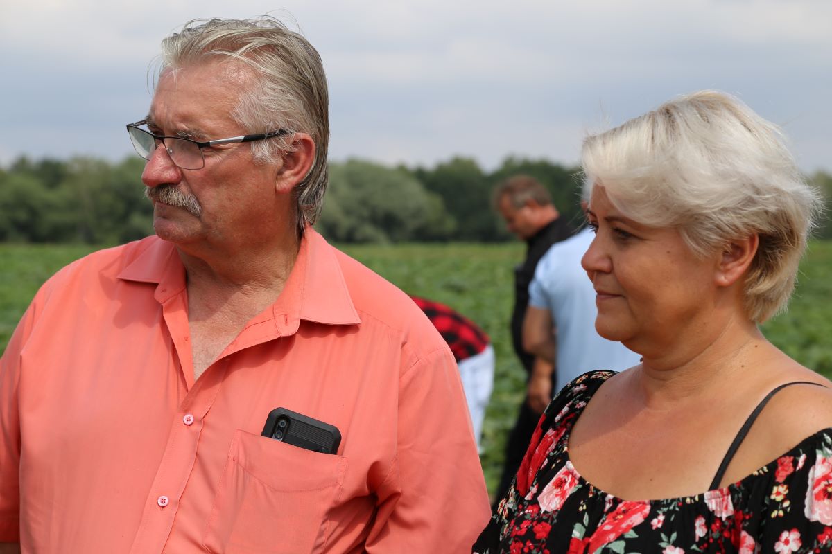 Gospodarze spotkania Izabela i Zbigniew Stajkowscy