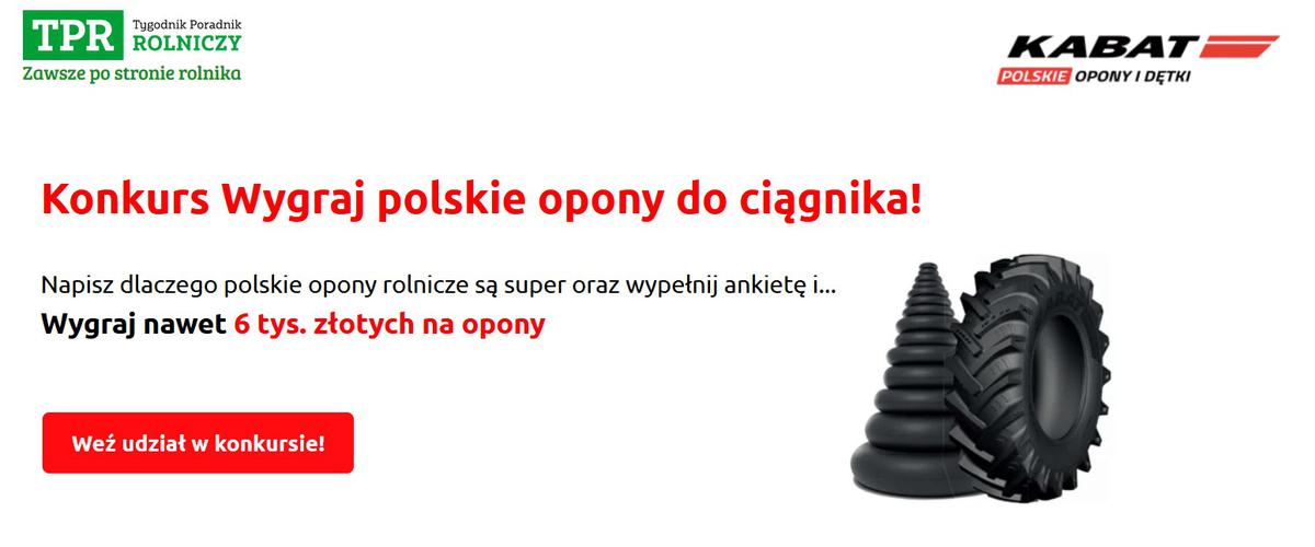 Konkurs opony rolnicze Kabat