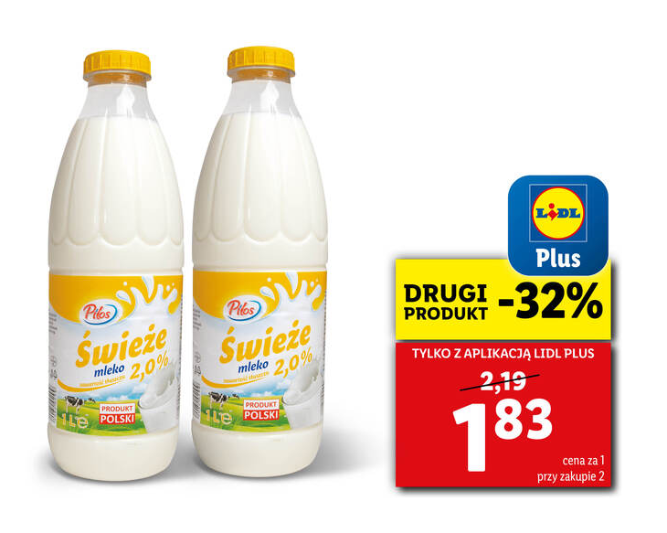 Niemiecki Lidl nabiał sprzedaje pod marką własną Pilos