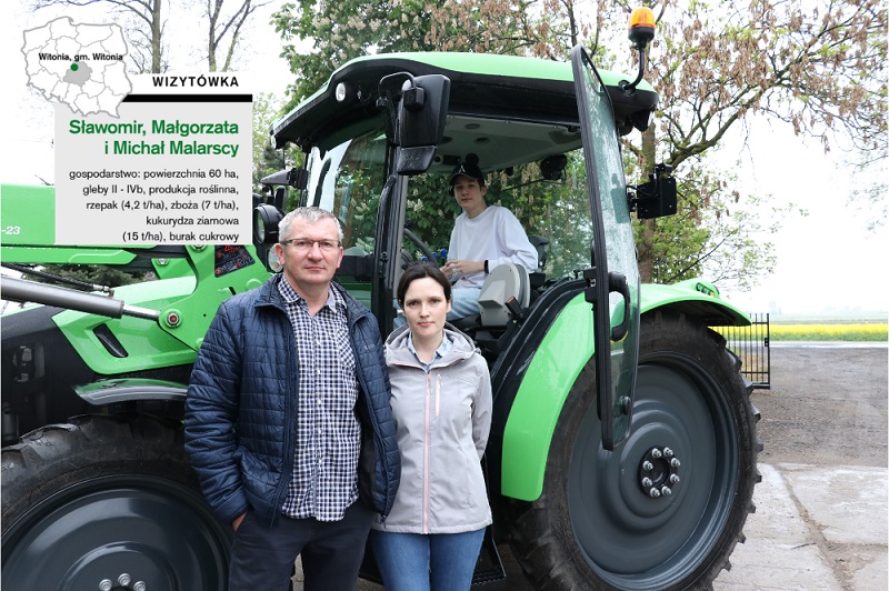 malarscy wizytowka rolnicy małżeństwo rolników