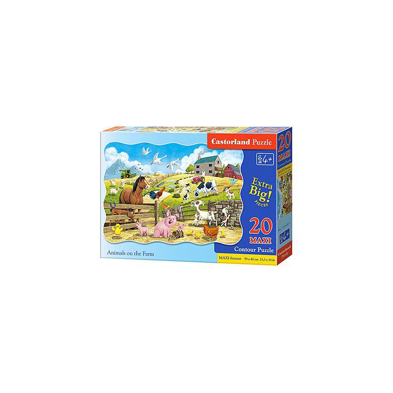 Puzzle - 20 elementów MAXI. Animals. Cena od 17,60 zł