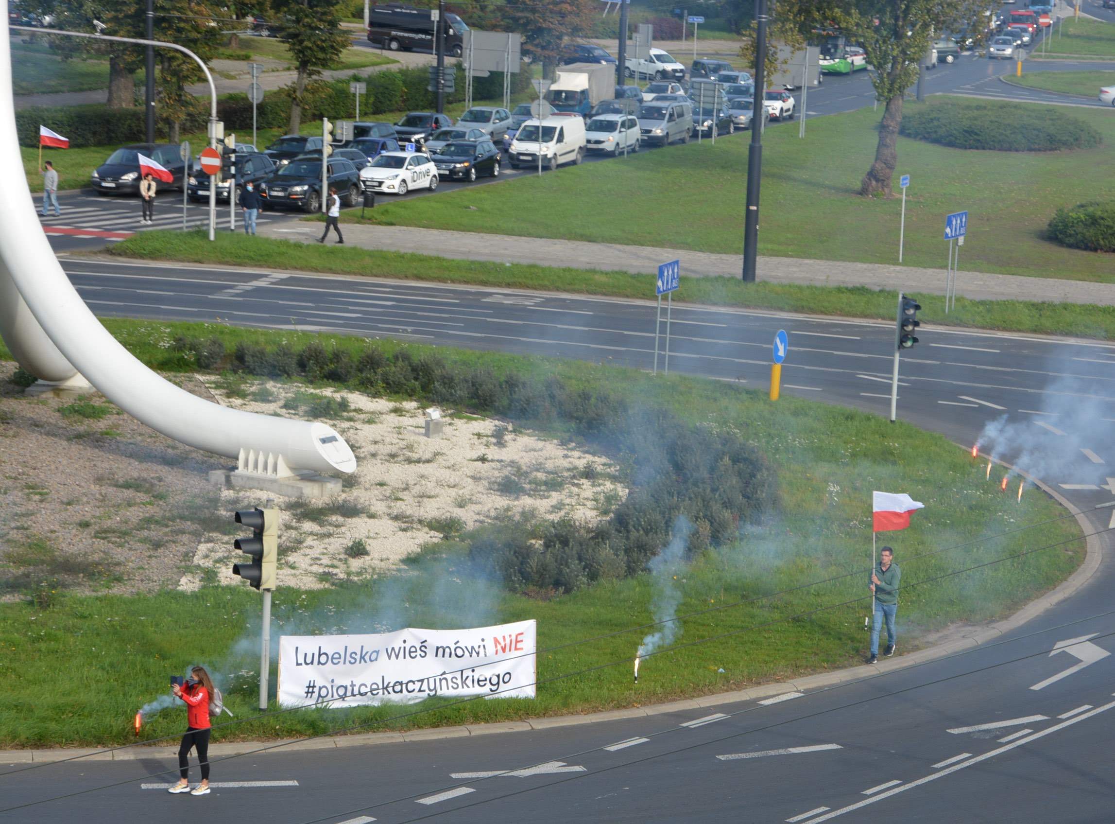 Rolnicy zablokowali centrum Lublina