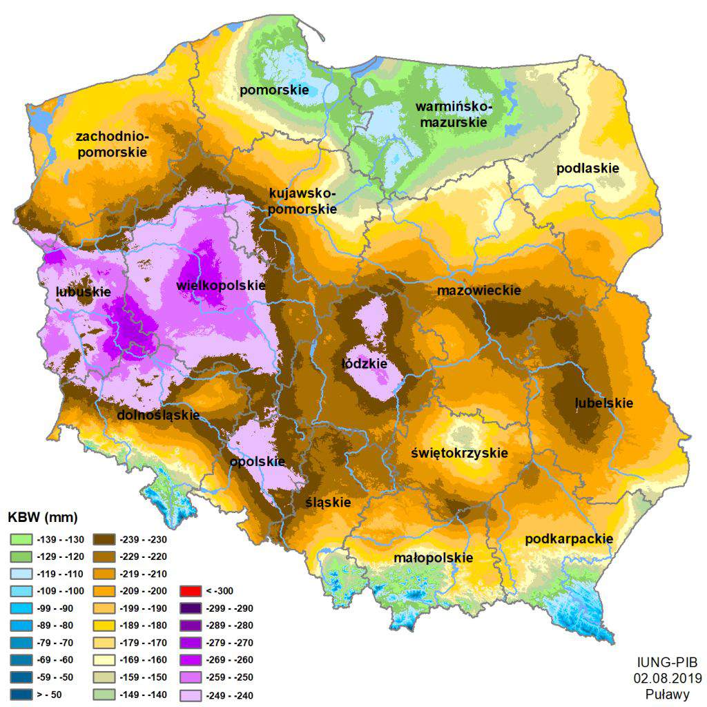 Średnia wartość KBW w okresie od 1 czerwca do 31 lipca 2019 roku