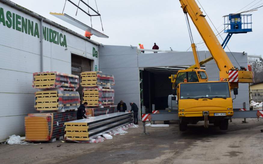 W Nidzicy trwa budowa nowej hali dedykowanej ziemniakom jadalnym, w której obowiązywał będzie międzynarodowy standard bezpieczeństwa jakości BRC