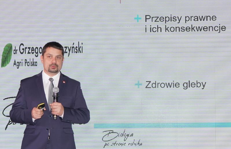 Dr Grzegorz Pruszyński – odpowiedzialny za rozwój  produktów biologicznych w Agrii Polska