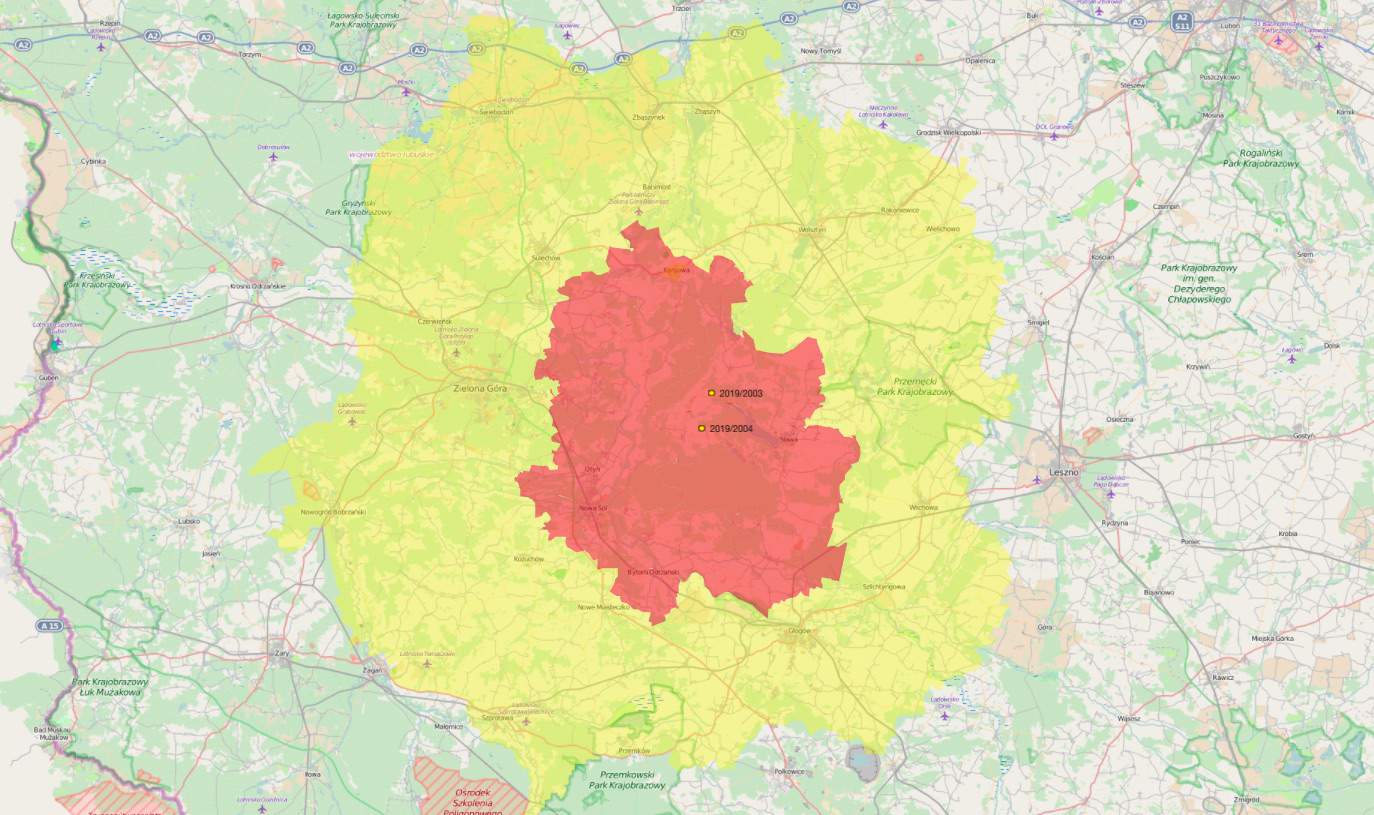 Znacznie powiększenie strefy ASF w woj. wielkopolskim, lubuskim i dolnośląskim